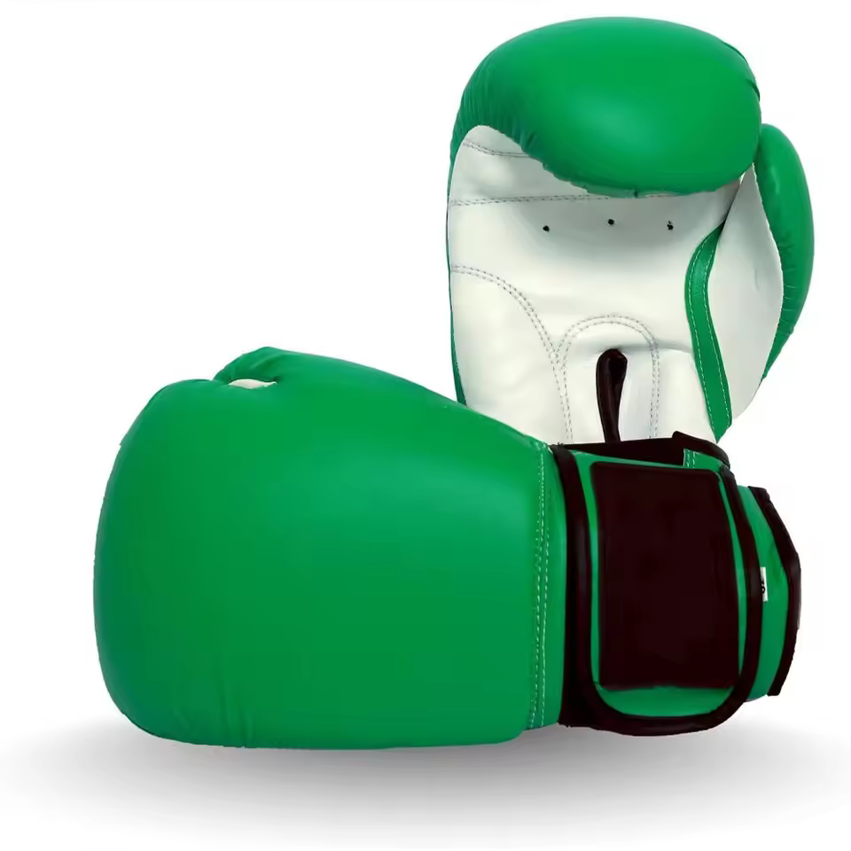 Premium Green Boxing Gloves – Training & Sparring