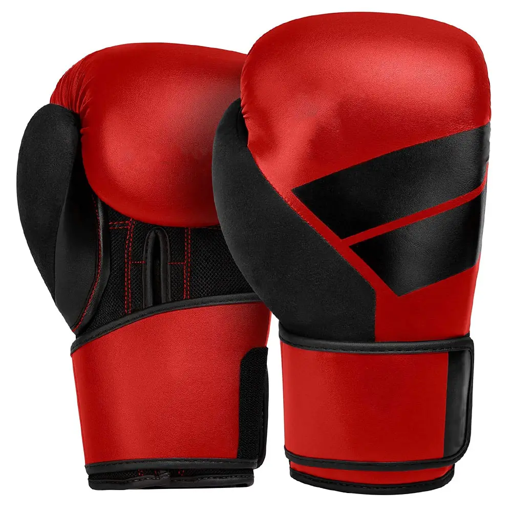 Professional Red & Black Boxing Gloves – Training & Sparring