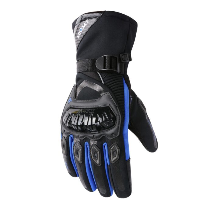 Motocross Anti-Slip Leather Polyester Riding Gloves