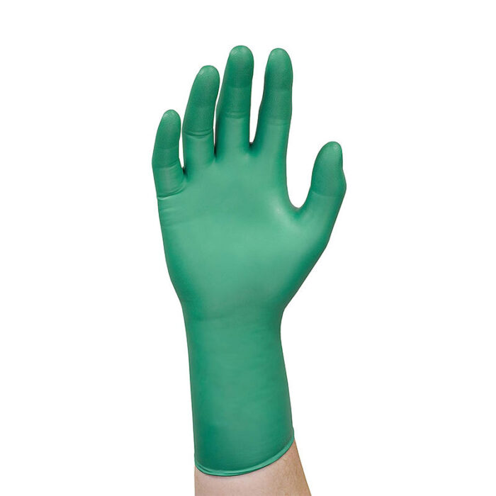 Disposable Medical Aloe Vera Green Examination Nitrile Gloves