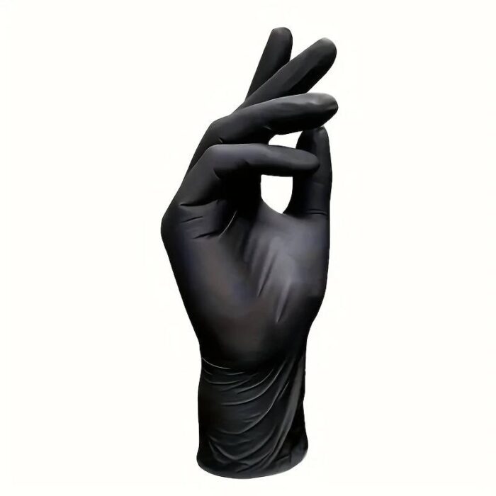 Latex Powder Free Medical Exam Disposable Nitrile black Gloves