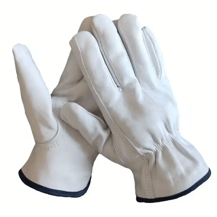 Soft Goatskin Grain Leather Industrial Working Gloves