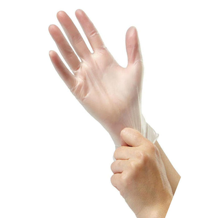 Powder Free Disposable Medical Exam Vinyl Clear Gloves