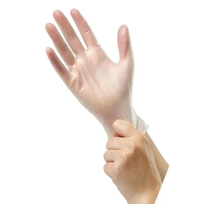 Powder Free Disposable Medical Exam Vinyl Clear Gloves